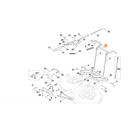 STIHL  Drążek 6160 760 8400